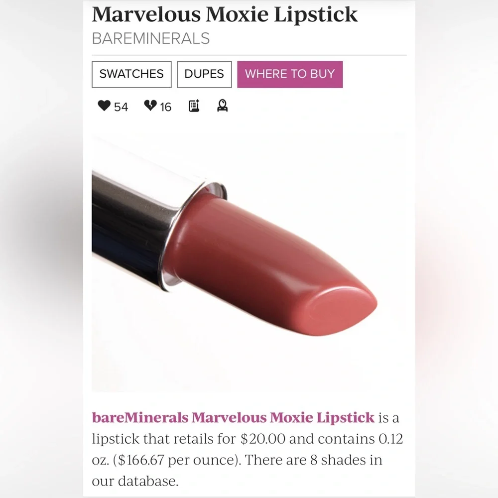 RARE BAREMINERALS LIVE LARGE